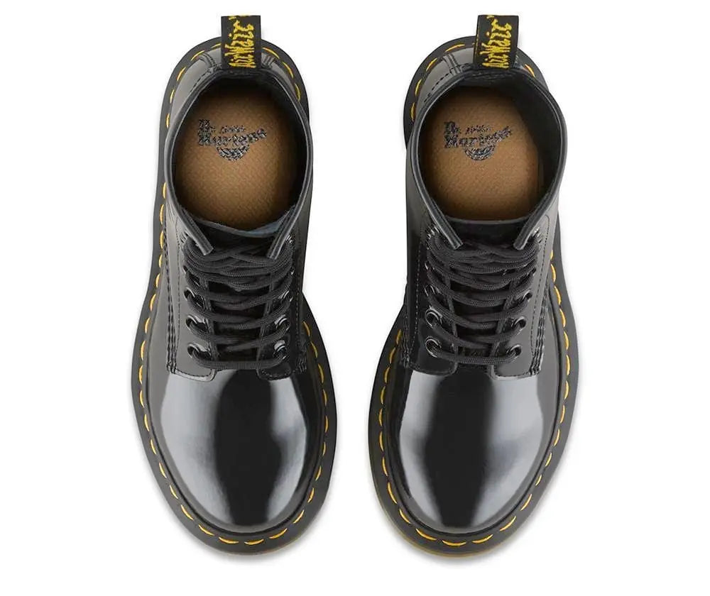 Dr Martens 1460 Black Patent Lamper 8-Eye Leather Boots