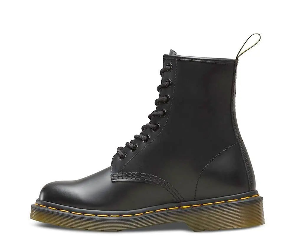 1460 Black Smooth Leather 8-Eye Boots