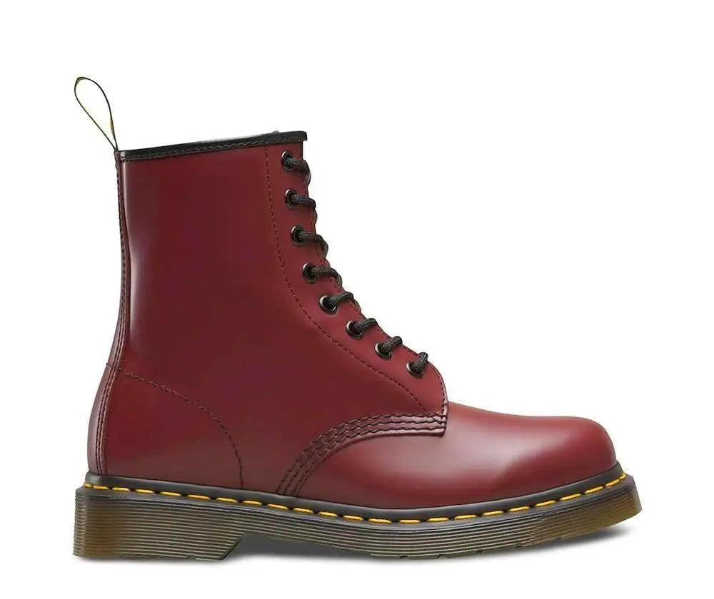 Dr Martens 1460 Cherry Smooth 8-Eye Leather Boots