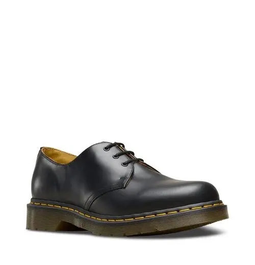 1461 - Black Smooth Leather Shoes