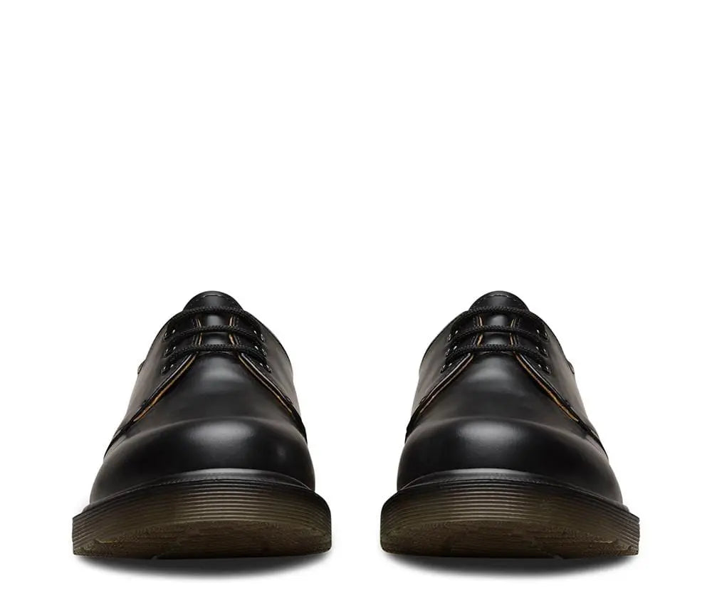 1461p - Black Smooth Leather Shoes