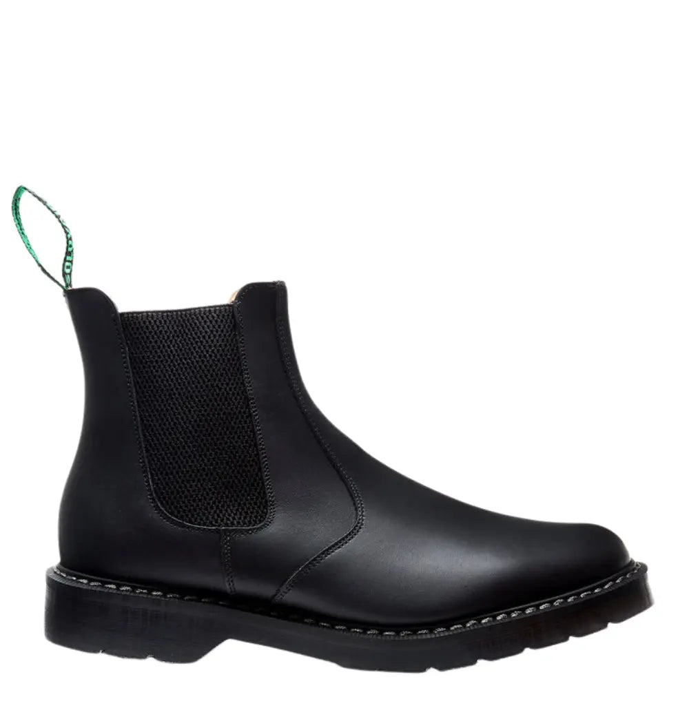 Solovair Dealer Boot - Black Greasy