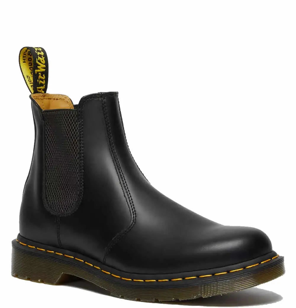 2976 YS - Black Smooth Leather Boots