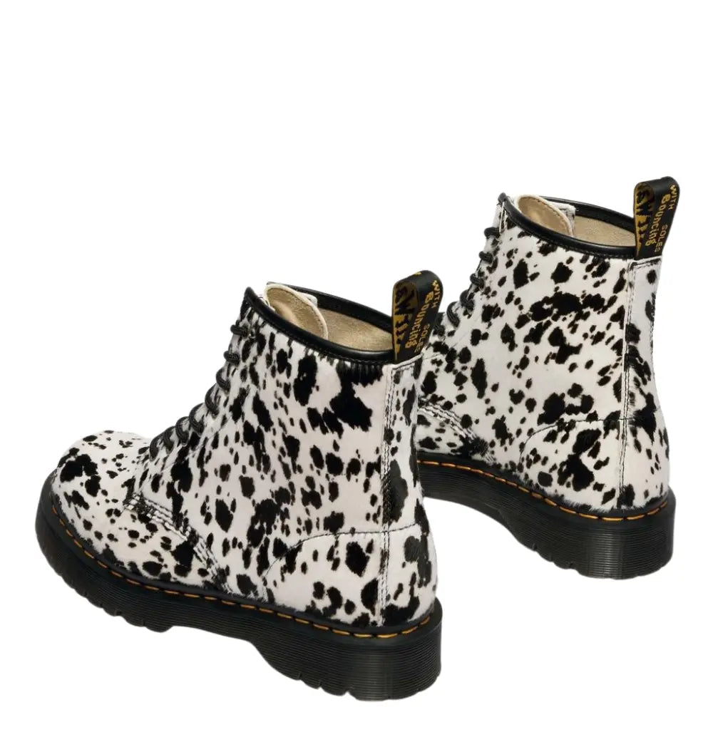 1460 Bex Dalmatian Hair-On Leather Boots