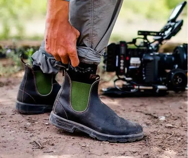519 - Stout Brown/Olive Boots