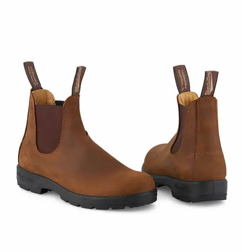 562 - Saddle Brown Leather Boots