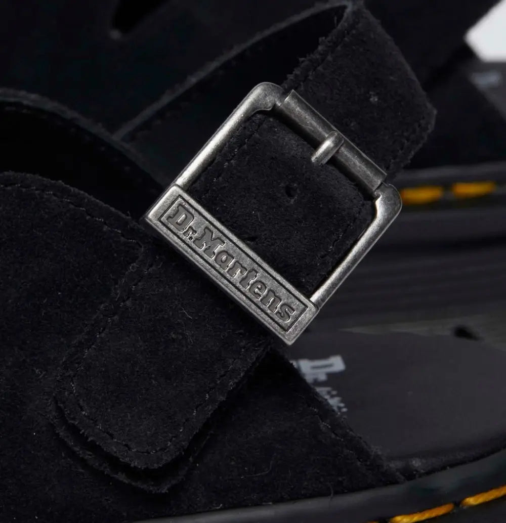 Zebzag Mule - Black Suede