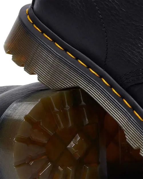 1460 Grizzly - Black Leather Boots