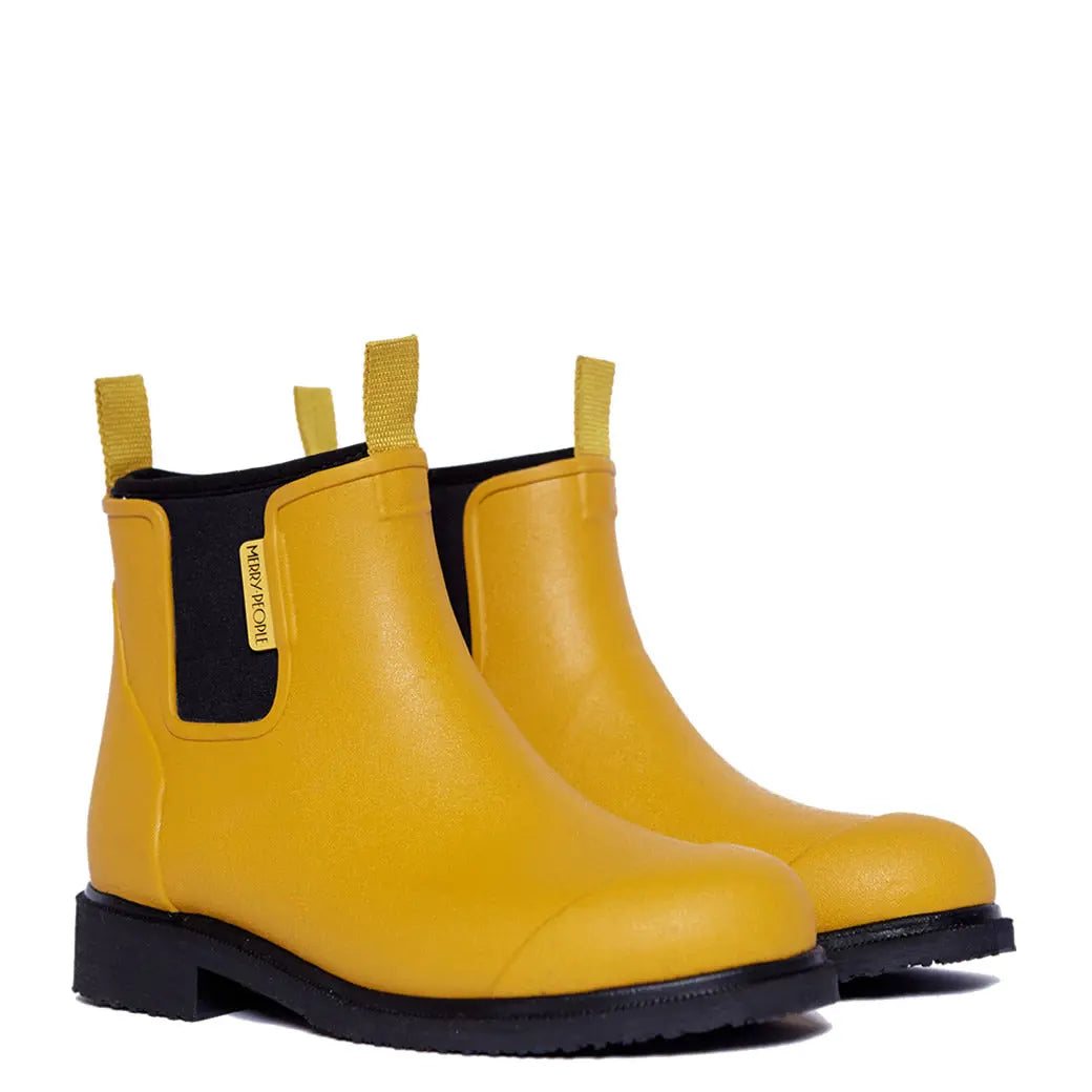 Merry People Bobbi Waterproof Boots - Mustard Yellow