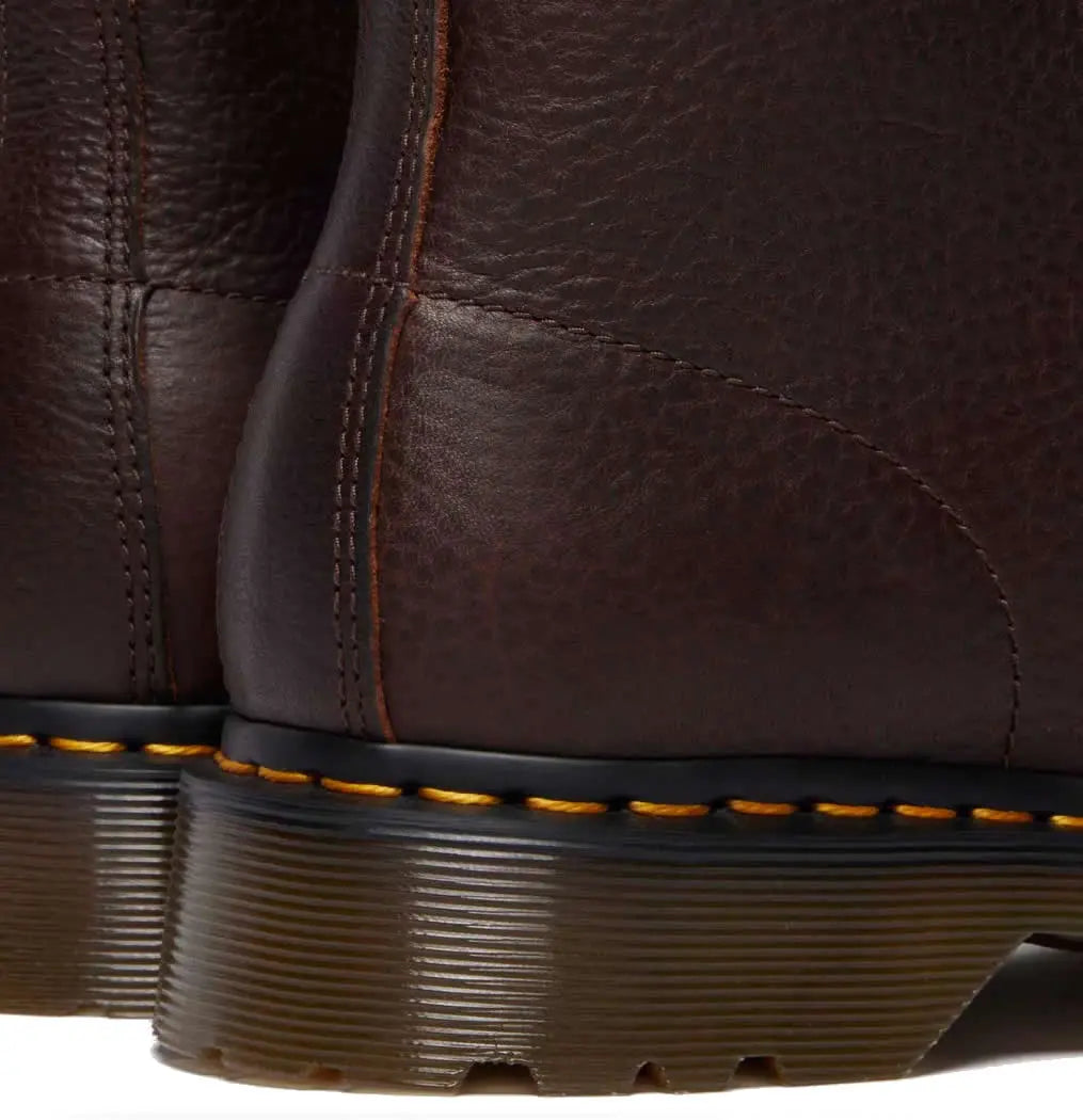 1460 Grizzly - Dark Brown Leather Boots