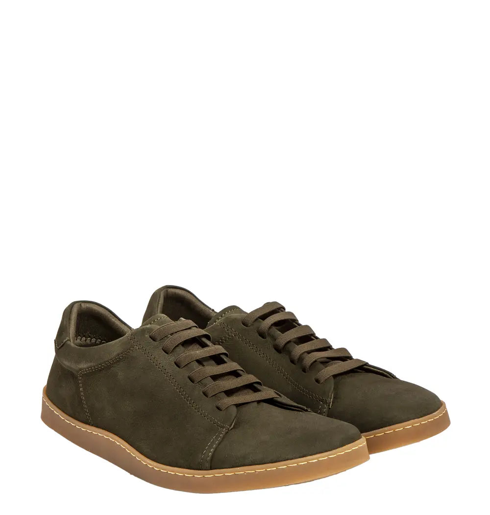 N5910L Nobuck Lavado - Khaki (Barefoot)