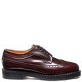 Solovair American Brogue - Burgundy Rub-Off