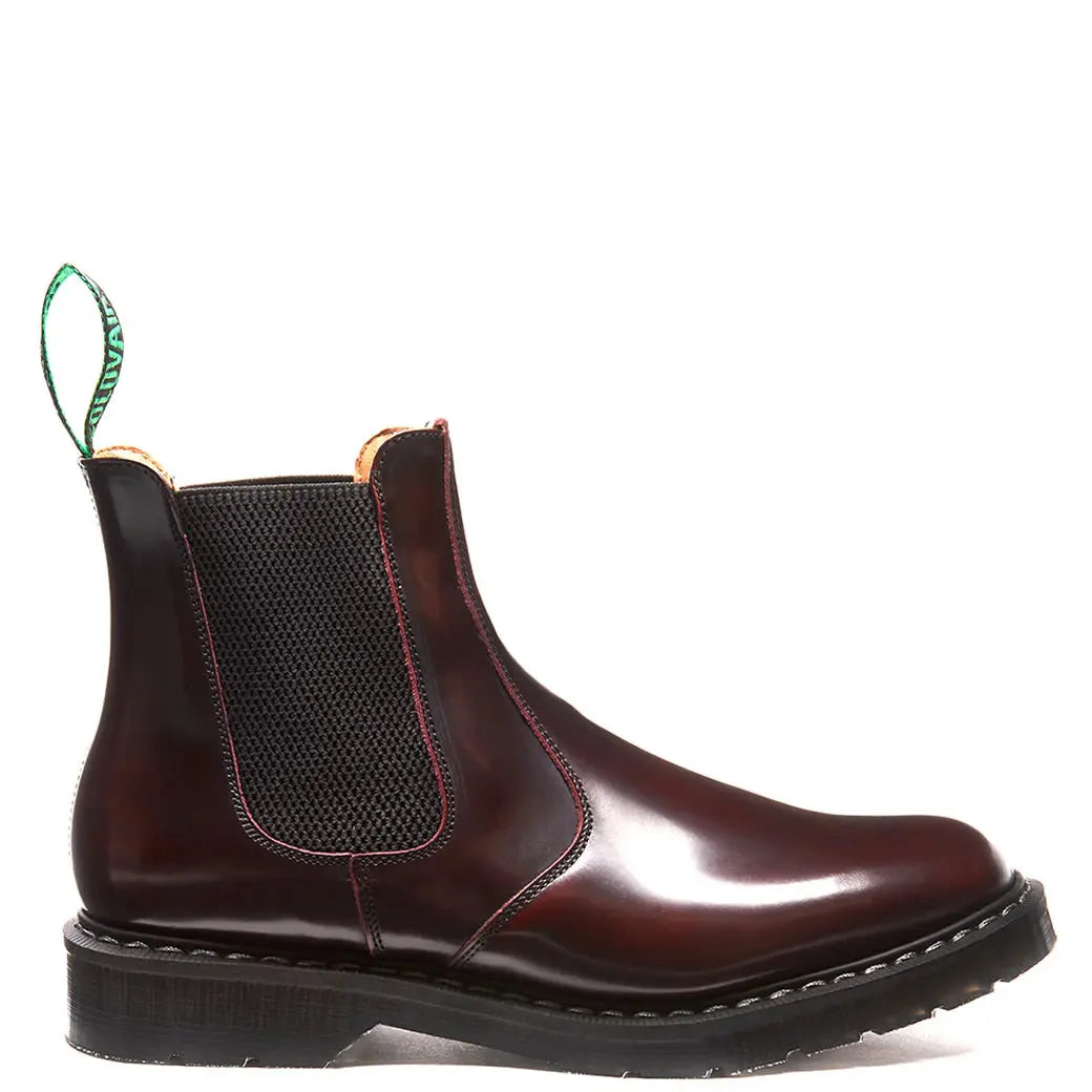 Solovair Dealer Boot - Burgundy Rub-Off