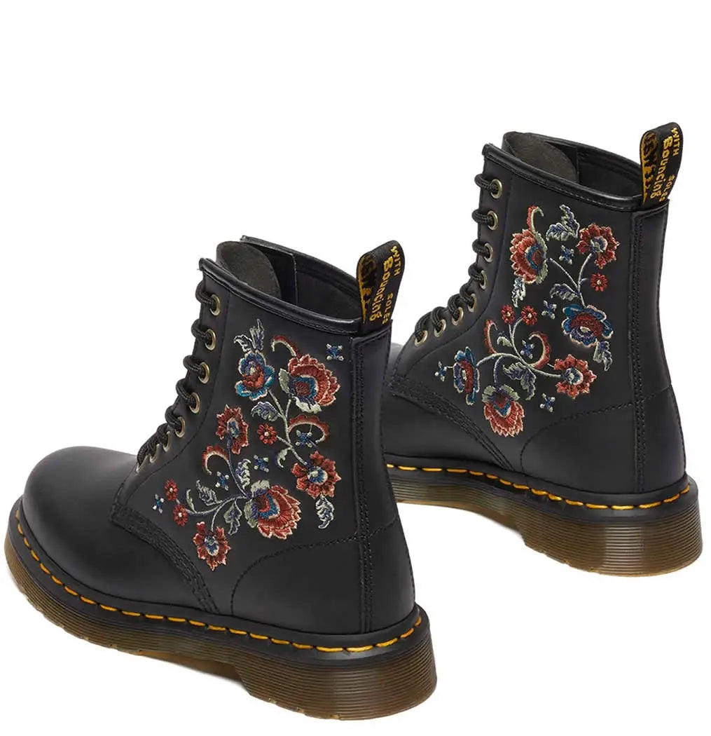 1460 Vonda 8-Eye Leather Floral Boot