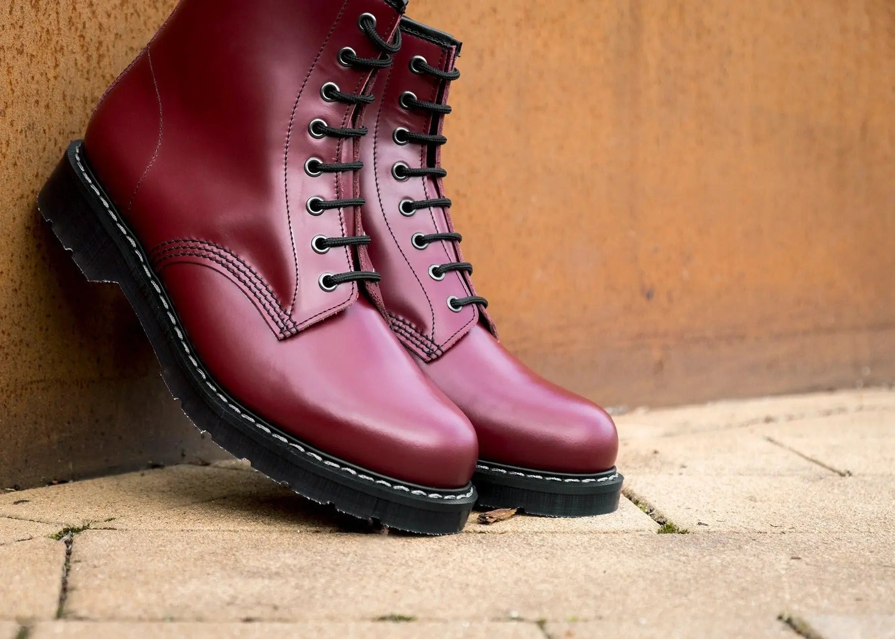 Solovair Derby Boot - Oxblood Leather