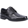 Hush Puppies Brace Boys' Brogue School Shoe in Black