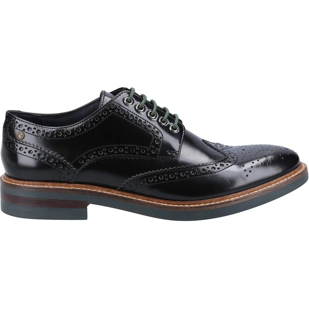 Base London Woburn Excel Brogue - Black