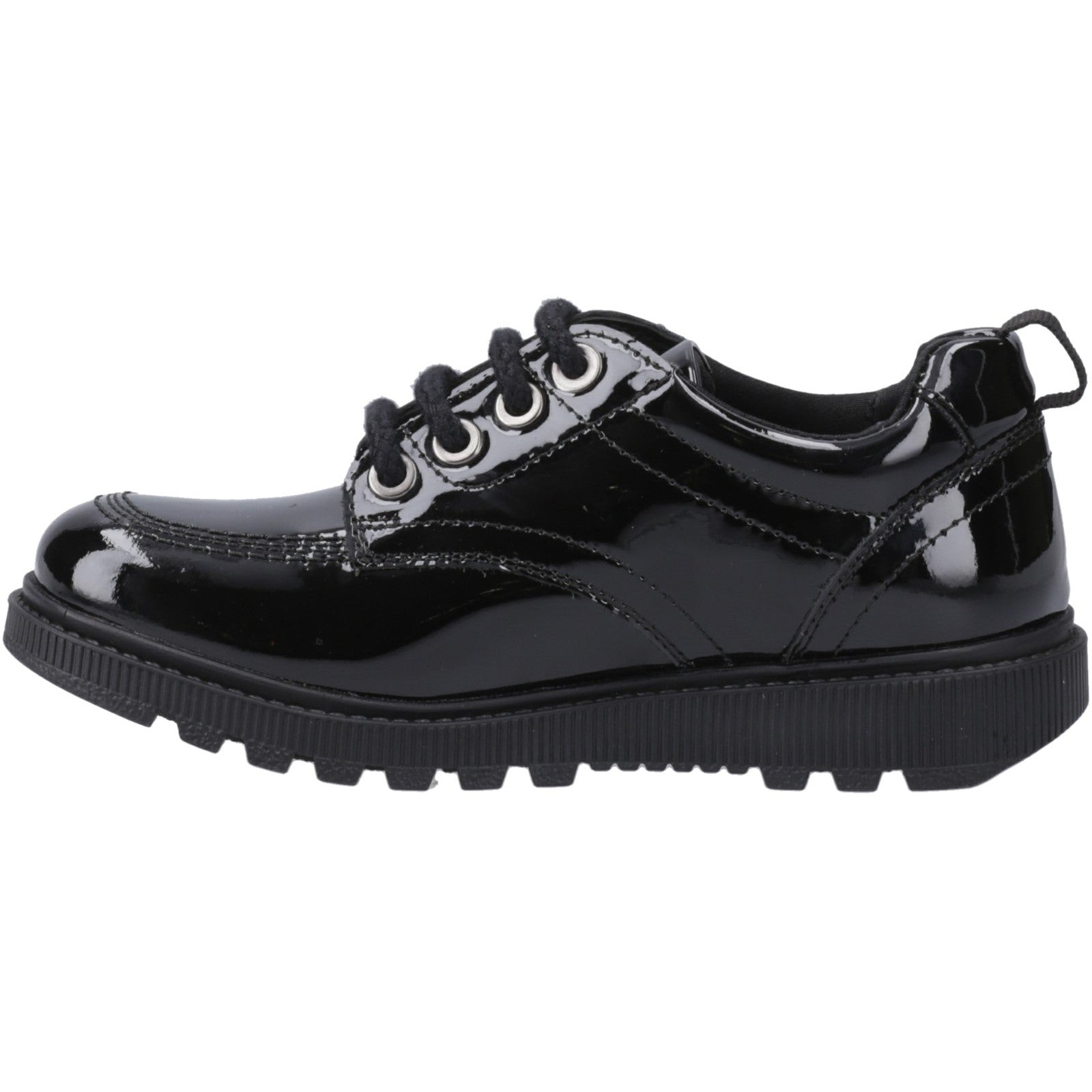 Keeley Lace Up Patent Jnr