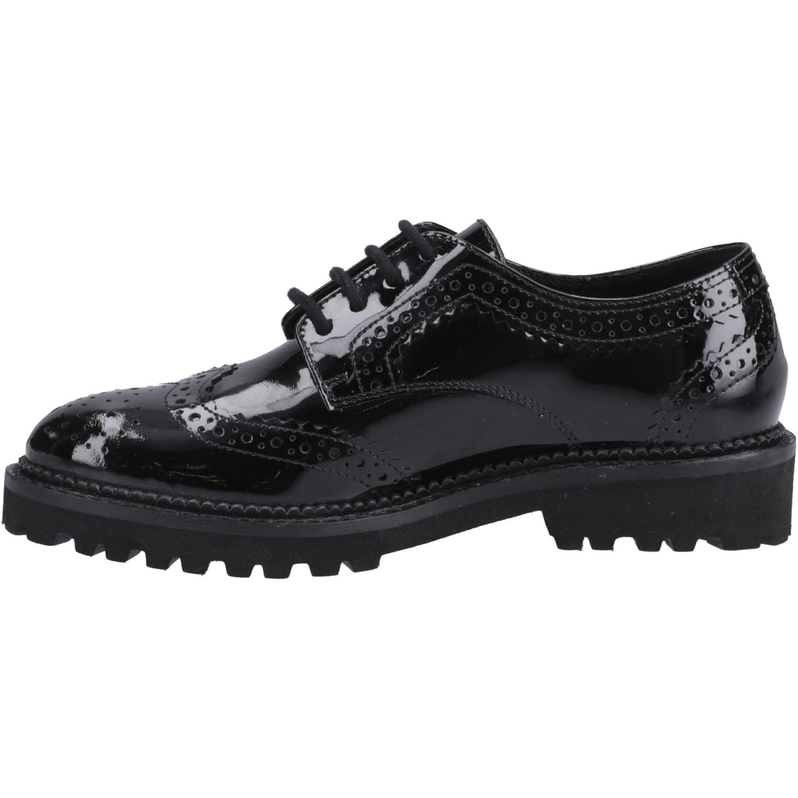 Gabi Lace Up Patent Snr