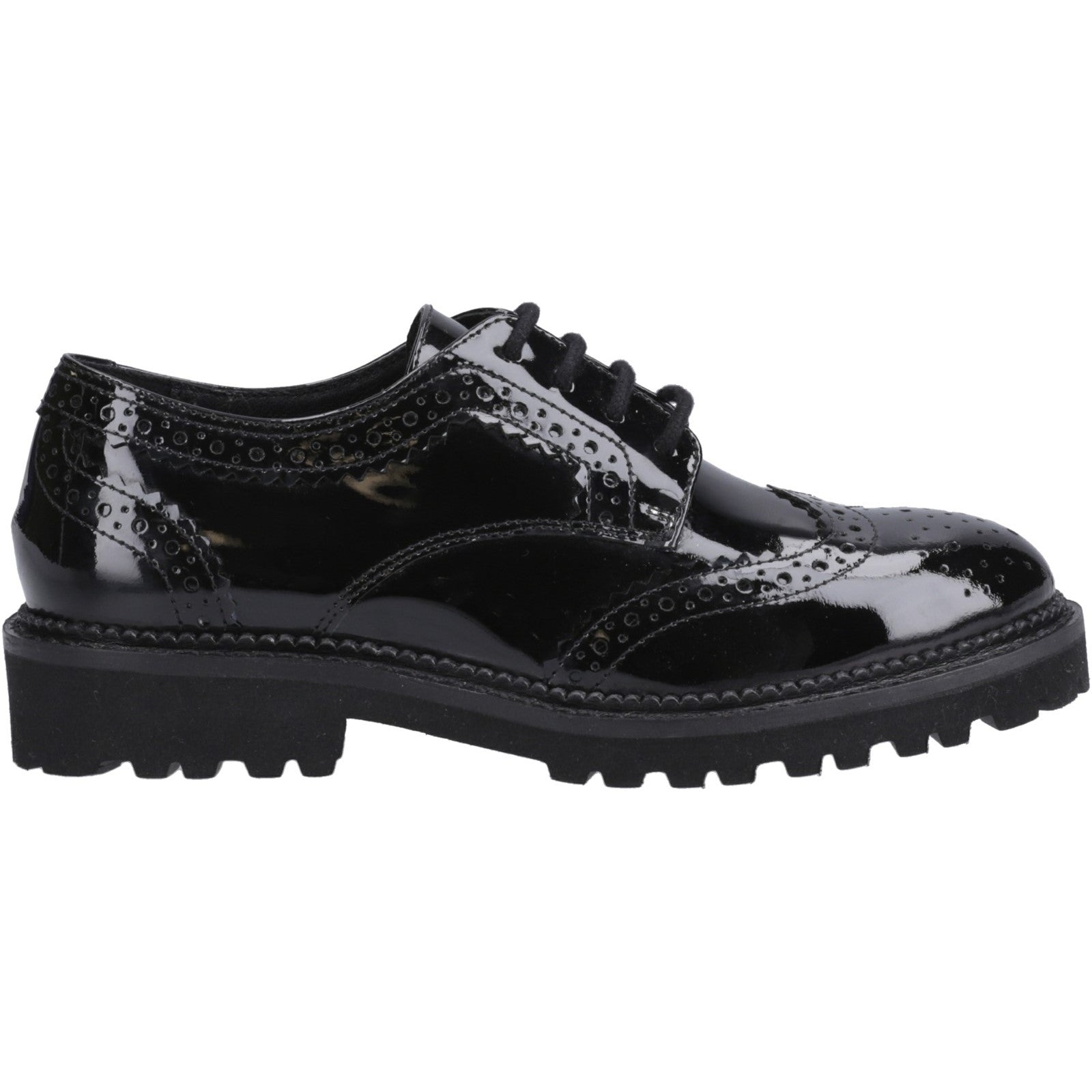 Gabi Lace Up Patent Snr