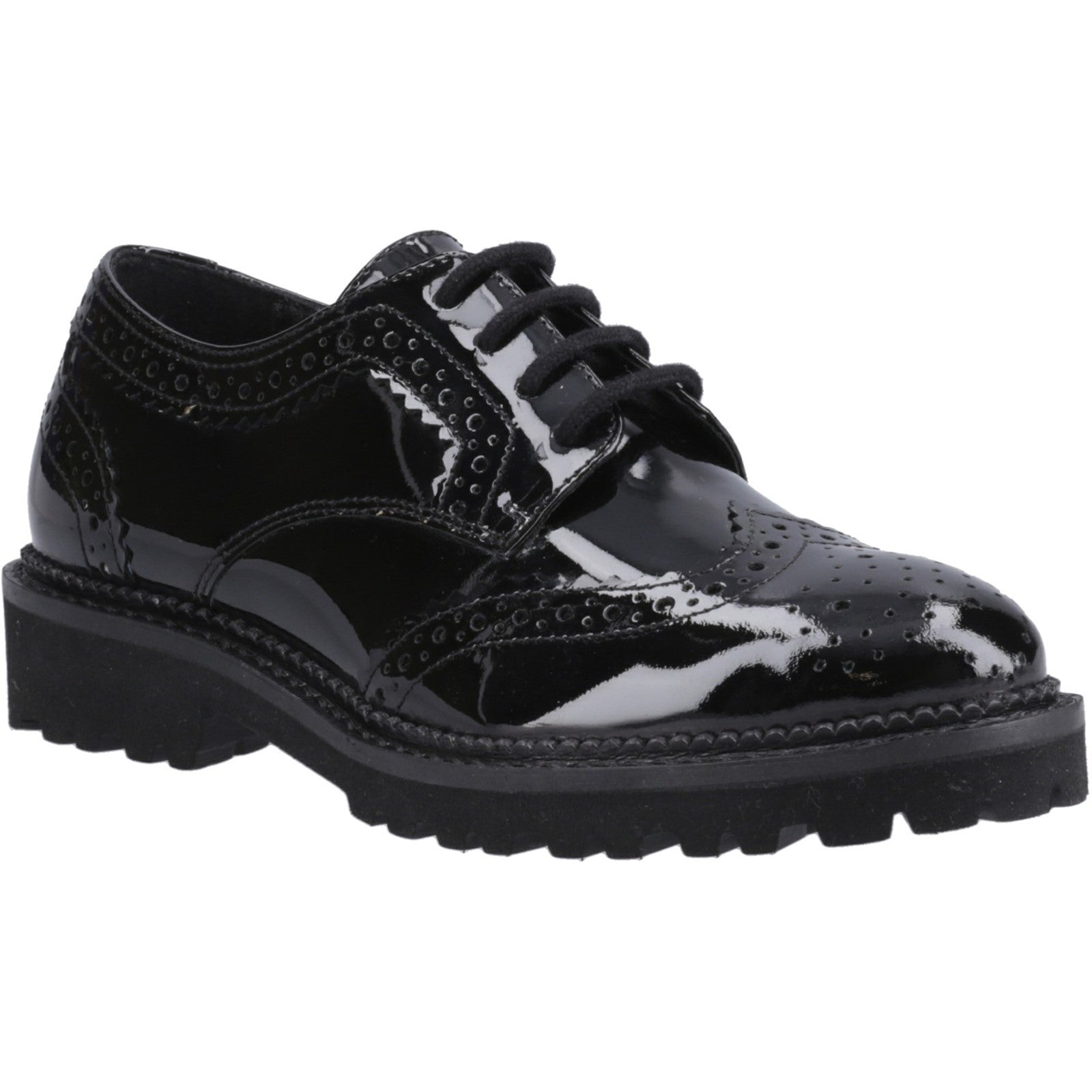 Gabi Lace Up Patent Snr
