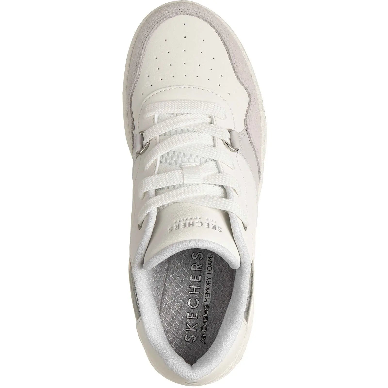 Skechers UNO CTL Subtle Shimmer Court Trainers