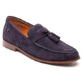 Base London Flint Tassle Loafer - Blue Suede