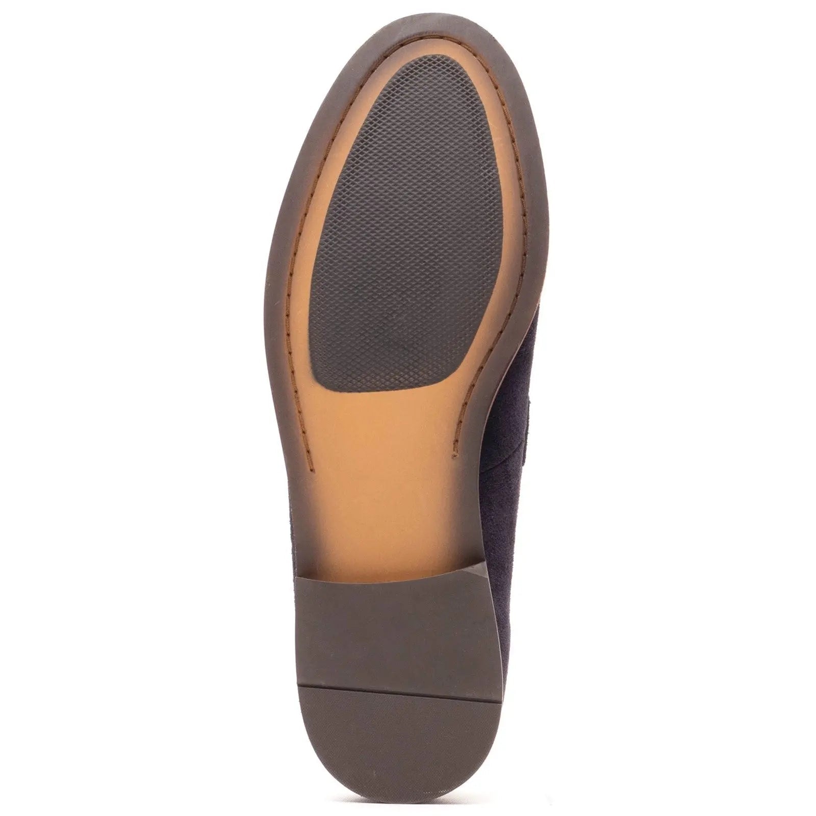 Base London Flint Tassle Loafer - Blue Suede