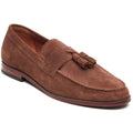 Base London Flint Tassel Loafer - Brown Suede