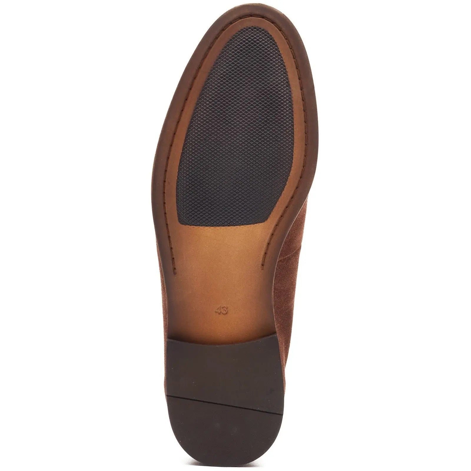 Base London Flint Tassel Loafer - Brown Suede