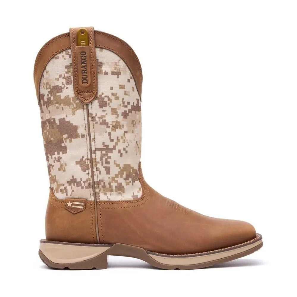 Rebel by Durango Desert Camo Pull-on Western Boot