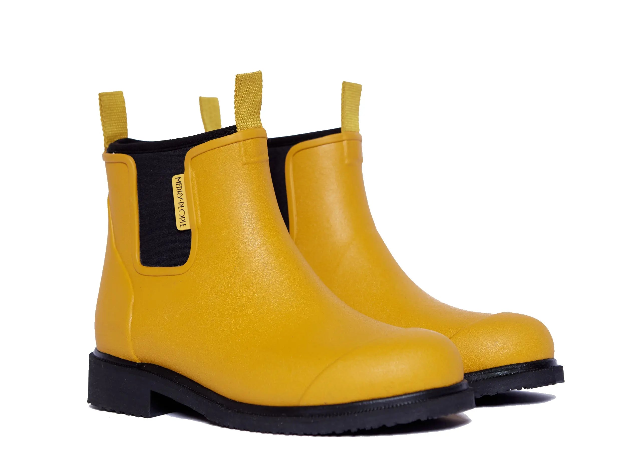 Merry People Bobbi Waterproof Boots - Mustard Yellow