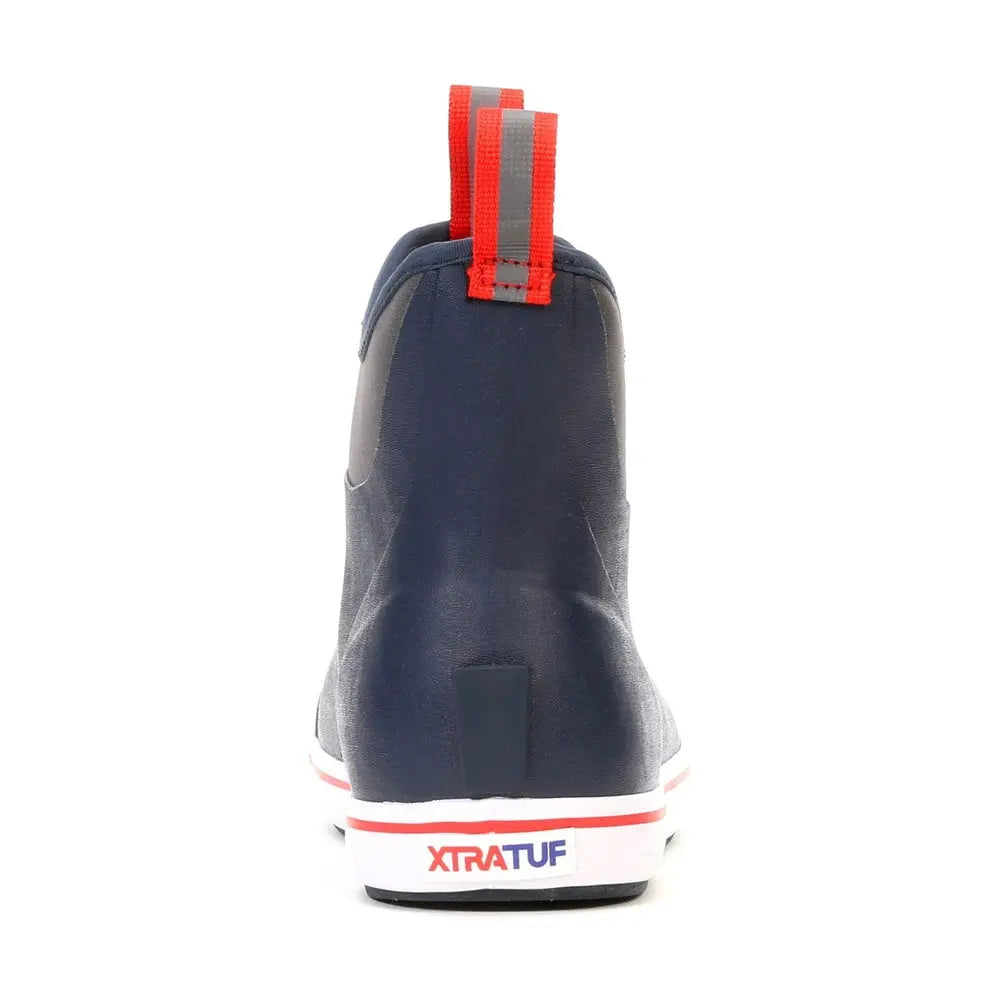 Xtratuf Ankle Deck Boot – Navy/Red